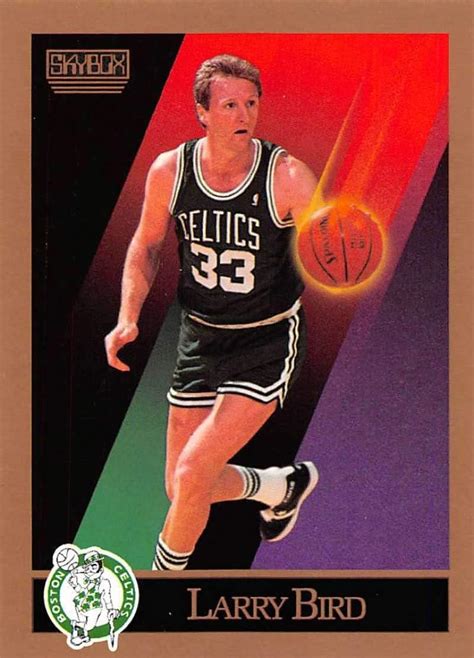 91-92 SkyBox Basketball Packs NBA Season 1991 1992 Cards. . 1990 larry bird skybox